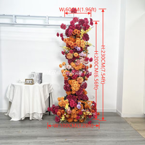 DKB Offre Spéciale décoration de mariage haute qualité automne fleurs artificielles soie artificielle belle fleur pour la décoration de mariage - Product Image 2