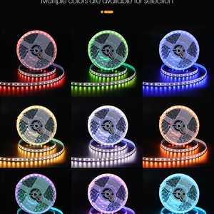 ไฟ LED แถบความหนาแน่นสูง 120LEDs/m แรงดันไฟฟ้า DC12V 24V แบบยืดหยุ่น ควบคุมด้วยรีโมท รับประกัน 3 ปี สำหรับตกแต่งบ้านและธุรกิจ - Product Image 2