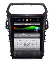Radio Tesla con Pantalla Vertical de 12.1 Pulgadas, Reproductor de DVD Android para Automóvil, para Ford Explorer 2013 2014 2015 2016, Navegación GPS para Automóvil, Video para Automóvil