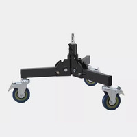 Support de lampadaire 25cm/80cm avec roues Heavy Duty Camera Softbox Video Light Tripod Profession Tabletop Stands