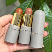 Stick bronzant de luxe 6 couleurs, texture crème, mélange parfait, pigment modulable, stick de maquillage bronzant pour le visage, pour peaux matures