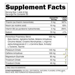 Fórmula Equilibrada, Sin Azúcar y con Sabor Natural, con Vitaminas y Minerales, Polvo <span class=keywords><strong>Pre</strong></span>-Entrenamiento de Grado Premium - Product Image 2
