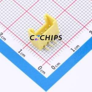 W200110K-4PY2123 Wire-to-Board Pin Header Bent Lead Through Hole,P=2mm Connector 1x4P 2mm Right Angle Insert HY - Product Image 1