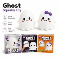 Jouet Squishy Fantôme Amusant et Moelleux, Bâton de Beurre à Remontée Lente, Anti-stress, Cadeau de Fête