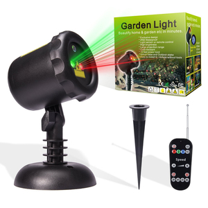Luces Láser Navideñas, <span class=keywords><strong>Proyector</strong></span> de Luces Impermeable, <span class=keywords><strong>Foco</strong></span> de Paisaje, Espectáculo de Estrellas Rojas y Verdes con Decoración Navideña - Product Image 1