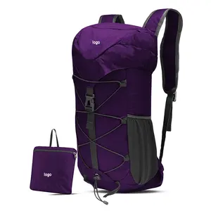 Chống Nước Tốt Nhất Daypack Đa Năng Ba Lô Tốt Nhất Ngày Đi Bộ Đường Dài Ba Lô DHP-023 Tím