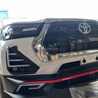 Pour Toyota Hilux 2021 : Kit carrosserie avec feux de brouillard DRL et jupes de pare-chocs à LED séquentielles