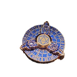 DnD Dungeons & Dragons personalizado juego de <span class=keywords><strong>rol</strong></span> RPG juego de <span class=keywords><strong>dados</strong></span> poliédricos de Metal giratorio <span class=keywords><strong>con</strong></span> caja de regalo - Product Image 1