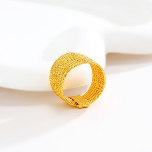 18K <b>Gold</b> Plated Trendy Luxury Gemstone <b>Rings</b> for Women Brass Waterproof Jewelry Zircon Channel <b>Set</b> Geometric Design Wedding - Product Image 5