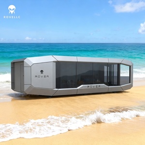 Casa Modulare Prefabbricata in Acciaio ROVELLC Premium, Espandibile con 2 Camere da Letto, Design Moderno per Hotel, <span class=keywords><strong>Eco</strong></span>-Sostenibile con Garanzia - Product Image 1