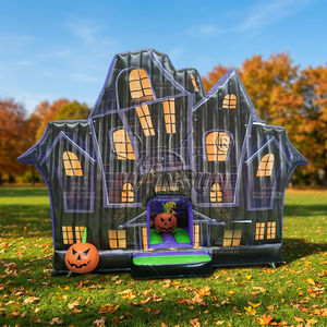 WINSUN - Castillo Inflable Semientrerruido de Alta Calidad Personalizado, Casa de Brinco Inflable, Combo Inflable de Casa Embrujada de Halloween - Product Image 1