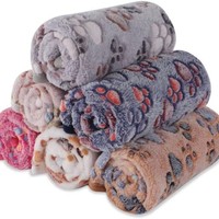 Serviette de bain pour animaux de compagnie en polaire corail épaisse, multi-tailles, multi-couleurs, antistatique, lavable, couverture pour le repos et le bain des chiens et chats d'intérieur
