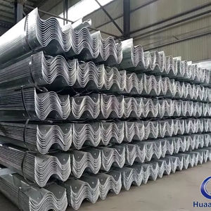 De alta velocidade W Feixe Rodovia Paisagem Guarda Rail Anti-Colisão Waveform Bater Barreira Aço De Huaan - Product Image 3