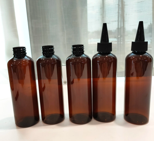 <span class=keywords><strong>Cosmo</strong></span> Vòng 8oz 12oz 16oz Pet nhựa tóc chai dầu nắp cho Blush Mặt nạ tóc giả lông mi giả hổ phách đen bóp thiết kế - Product Image 6