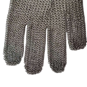 Gants de sécurité en maille tissée en acier inoxydable de qualité alimentaire 5, économiques, pour boucher, avec soudure, anti-coupure - Product Image 5