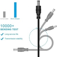 Cable USB Boost Line DC 5V a DC 12V/9V Step Up Module Cable Adaptador convertidor USB 2.1X5.5MM enchufe para Arduino WIFI Router