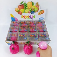 Grensoverschrijdende bestseller squishy gesimuleerde drakenvrucht knijp-speeltje TPR bouwblok gevuld knapperig knisperend geluid perfecte stressverlichting