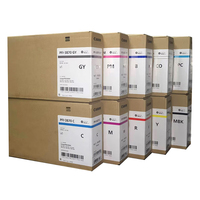 Cartucho Original PFI-3870 Completo para Plotters PRO526/546/566 GP/526S/546S/566S, Impresión Digital, MBK/BK/Amarillo/Rojo