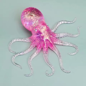 Nouveau jouet tendance Nee Doh Octopus & Cube Squish, jouet anti-stress en gelée souple à presser, jouet sensoriel NeeDoh pour enfants et adultes - Product Image 2
