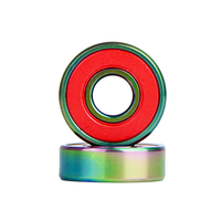 Roulements de skateboard professionnels personnalisés en céramique ZrO2 couleur arc-en-ciel sous vide vente en gros