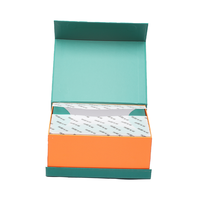 Boîtes rigides personnalisées avec logo, imprimées chocolat et brownie, finition mate, pour emballage de nourriture pour bébé et chips de pommes de terre