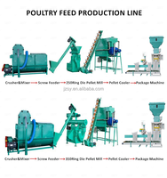 Broyeur à grains horizontal 1 tonne Broyeur d'aliments pour bovins, poulets, volailles Broyeur d'aliments pour animaux et mélangeur d'aliments