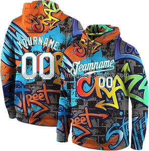 Sudaderas con Capucha Estampadas Personalizadas para Hombre y Mujer, Diseño Gráfico 3D, Equipo Deportivo, Personalizadas, Venta al por Mayor - Product Image 2