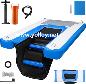 เตียงแท่นวางสำหรับสัตว์เลี้ยงแบบมีที่ลอยน้ำได้สำหรับสุนัขและความบันเทิงทางน้ำ - Product Image 5