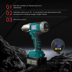 مفتاح ربط تأثير كهربائي بالنبض مع قابض 18 فولت يعمل بالبطارية الصناعية والصنعية ذاتية الصنع - Product Image 2