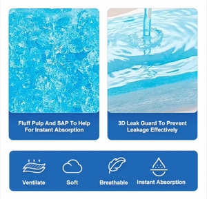 Free Sample Custom Diapers SAP Soft Cloth Like Touch Breathable Disposable Pull Small Size Baby Diapers Pants - Product Image 5