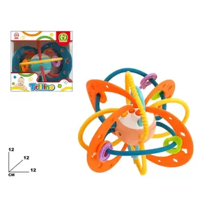Pelota de Actividades para Bebés Trillino de 12 cm, Juguete Sensorial Colorido para Bebés - Product Image 1