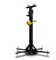 Support de scène pliable mobile d'extérieur de 6 m de hauteur, support de levage robuste pour éclairage de scène et support à manivelle pour événements DJ