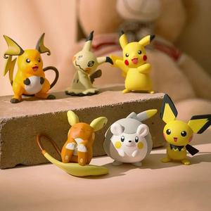CHXU Officiel Figurine Pokémon Série Attaque Puissante Mignonne <span class=keywords><strong>Pikachu</strong></span> Faite à la Main Modèle de Poupée Décoration de Bureau et de Voiture - Product Image 3