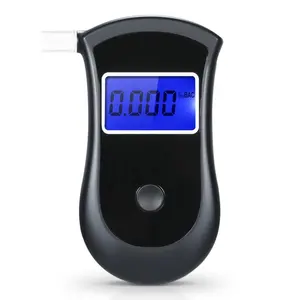 3 Test ünitesi LCD dijital alkolometre alkol Test cihazı Breathalyzer profesyonel alkol algılama cihazı ile Alarm sesleri