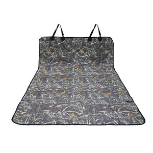 Housse de siège arrière pour animaux de compagnie, camouflage vert, 268x140cm, imperméable, tapis de coffre de voiture pour chien, coussin de siège rectangulaire en tissu - Product Image 3