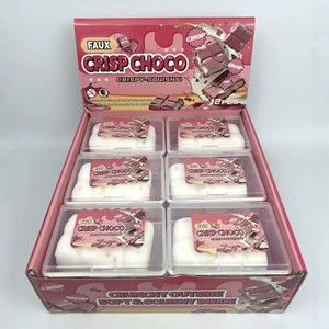 Creative Crisp Texture <b>Squishy</b> Toys Novelty Funny Chocolate Shaped Crisp <b>Squishy</b> Squeeze Rebound Vent Toys - Product Image 3