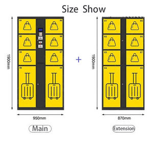 <span class=keywords><strong>ตู้</strong></span><span class=keywords><strong>เก็บ</strong></span>ของอัจฉริยะสำหรับเดินทางโรงแรม, ล็อกอิเล็กทรอนิกส์บริการตนเองล็อกเก็บสัมภาระอัจฉริยะสำหรับสถานีรถไฟ - Product Image 3