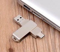Pendrive Promocional de 8GB 16GB 32GB 64GB 128GB 256GB 512GB, Unidad USB Metálica 2.0, Disco Duro OTG USB