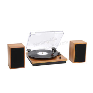 Tourne-disque <span class=keywords><strong>vinyle</strong></span> portable de haute qualité avec 2 haut-parleurs externes, lecteur de gramophone, lecteur audio et de disques vinyles - Product Image 2