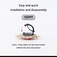 Nouveau dessin animé tête lacet boucle lacets boucle en caoutchouc souple baskets décontractées accessoires décoratifs lacets breloques détachables
