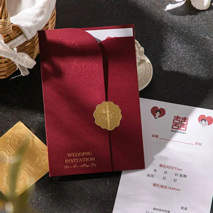 Pegatina Personalizada con Flores Blancas para Sobres <span class=keywords><strong>de</strong></span> Invitaciones <span class=keywords><strong>de</strong></span> Boda, Impresión Tipográfica, Tarjetas <span class=keywords><strong>de</strong></span> Visita con Sobres <span class=keywords><strong>de</strong></span> Papel <span class=keywords><strong>de</strong></span> Tapa Dura - Product Image 4