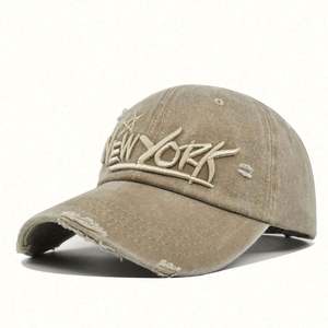 Gorra de Béisbol de 6 Paneles Bordada y Desgastada Personalizada al por Mayor, Estilo Dad Hat, Vintage, Deportiva, Formal, de Mezclilla Lavada, de Alta Calidad - Product Image 6