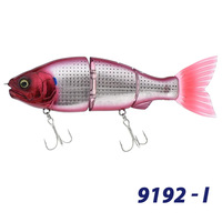 Leurre de pêche 145mm/33g pour la pêche en mer longue distance, leurre dur multi-sections submergé, leurre artificiel bionique pour la pêche à la perche 9192