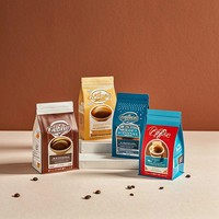 Emballage de café personnalisé 250g 500g 1kg, sacs à café avec valve et fermeture éclair, fond plat, impression en gravure, recyclable