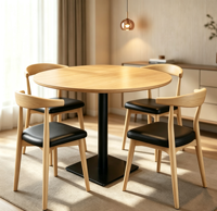 Moderne Esstisch- und Stuhlsets für Fast-Food-Restaurants, Cafés & Bars - Verstellbar, Platzsparend, Abnehmbar