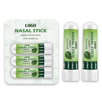 Anthrive Pure Essential Oils Nasal Inhaler Stick Cool Refreshing Enhancing Focus Boost Breathe Better Menthol Inhaler Nasal Stick