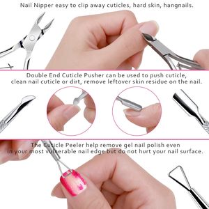 Juego de limas y bloques pulidores de uñas con kit de cuidado de uñas, kit de manicura de 13 piezas <span class=keywords><strong>para</strong></span> mujer, set de recortador de cutículas - Product Image 5
