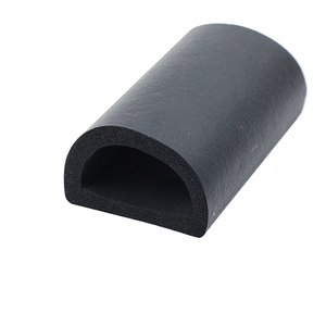 רצועת איטום ספוגית EPDM בצורת D חצי עיגול לארונות, רצועת גומי לאיטום תעשייתי, רצועת גומי דביקה נגד אבק - Product Image 5