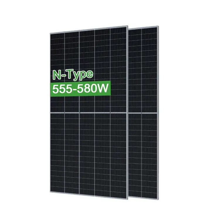Jinko/longi solar panel 580 himo 6 n type paneles solares costo Monocrystalline Solar panels