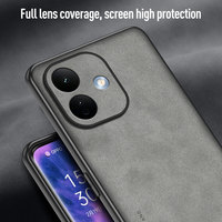 Étui de téléphone pour Xiaomi 18 Pro Max, en cuir PU de luxe, doux pour la peau, finition mate, pour Redmi Note 17 Pro 5g, pare-chocs antichoc, Funda
